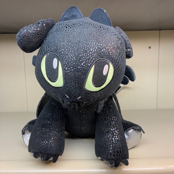 BAB Build a Bear Toothless How to Train Your Dragon Plush 25th Celebration WINGS - Picture 3 of 8